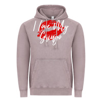 Vintage Zinc kiss lips i love my gringo wife girlfriend premium Vintage Hoodie - artisFamous