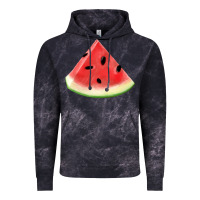 Cloud Black Watermelon Slice Png Vintage Hoodie - artisFamous