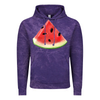 Cloud Purple Watermelon Slice Png Vintage Hoodie - artisFamous