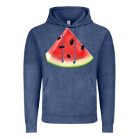 Vintage Denim Watermelon Slice Png Vintage Hoodie - artisFamous