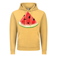 Vintage Mustard Watermelon Slice Png Vintage Hoodie - artisFamous