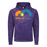Cloud Purple miami open Vintage Hoodie - artisFamous