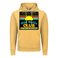 Vintage Mustard mens old balls club 40 years awesome Vintage Hoodie - artisFamous