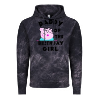 Cloud Black mens peppa pig daddy of the birthday Vintage Hoodie - artisFamous