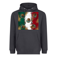 Smoke Mexican Flag Heavyweight Hoodie - RanaPortraitStore