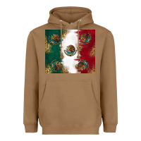 Toasted Coconut Mexican Flag Heavyweight Hoodie - RanaPortraitStore