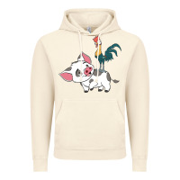 Vintage Artic hei hei rooster and pig funny cartoon Vintage Hoodie - artisFamous