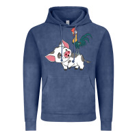 Hei Hei Rooster And Pig Funny Cartoon Vintage Hoodie | Teevron