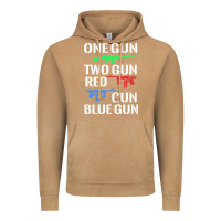 Vintage Camel one gun two gun red gun blue gun Vintage Hoodie - artisFamous