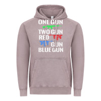 Vintage Zinc one gun two gun red gun blue gun Vintage Hoodie - artisFamous