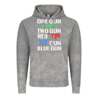 Cloud Rock one gun two gun red gun blue gun Vintage Hoodie - artisFamous