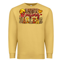Antique Gold busy raising ballers softball Premium Sweatshirt - Jasminsmagicworld