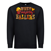 Black busy raising ballers softball Premium Sweatshirt - Jasminsmagicworld