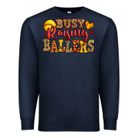 Navy busy raising ballers softball Premium Sweatshirt - Jasminsmagicworld