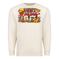 Sandshell busy raising ballers softball Premium Sweatshirt - Jasminsmagicworld