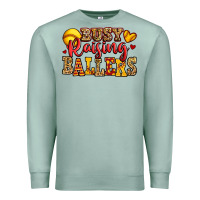 Seafoam busy raising ballers softball Premium Sweatshirt - Jasminsmagicworld