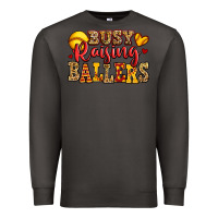 Smoke busy raising ballers softball Premium Sweatshirt - Jasminsmagicworld