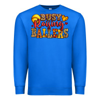 True Royal busy raising ballers softball Premium Sweatshirt - Jasminsmagicworld