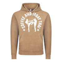 Vintage Coffee caffè e muay thai divertente Vintage Hoodie - artisFamous