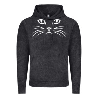Vintage Black cat face Vintage Hoodie - artisFamous