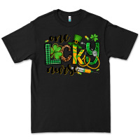 Black St. Patrick's Day One lucky Nurse Premium Tee - OliviaCreatesArt