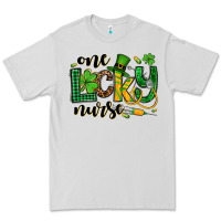 Dove Grey St. Patrick's Day One lucky Nurse Premium Tee - OliviaCreatesArt