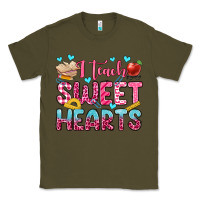 Army Green i teach sweet hearts olivia Classic Tee - OliviaCreatesArt