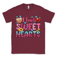 Burgundy i teach sweet hearts olivia Classic Tee - OliviaCreatesArt