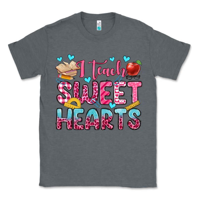 I Teach Sweet Hearts Olivia Classic Tee by OliviaCreatesArt | Teevron