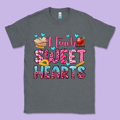I Teach Sweet Hearts Olivia Classic Tee Designed By Oliviacreatesart