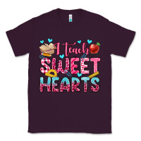 Plum i teach sweet hearts olivia Classic Tee - OliviaCreatesArt