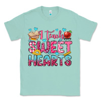Seafoam i teach sweet hearts olivia Classic Tee - OliviaCreatesArt