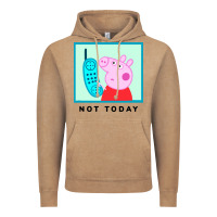 Vintage Coffee peppa pig not today Vintage Hoodie - artisFamous
