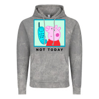 Cloud Rock peppa pig not today Vintage Hoodie - artisFamous