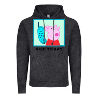 Vintage Black peppa pig not today Vintage Hoodie - artisFamous