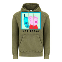 Vintage Olive peppa pig not today Vintage Hoodie - artisFamous