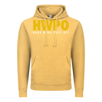 Vintage Mustard HWPO - HARD WORK PAYS OFF Vintage Hoodie - artisFamous