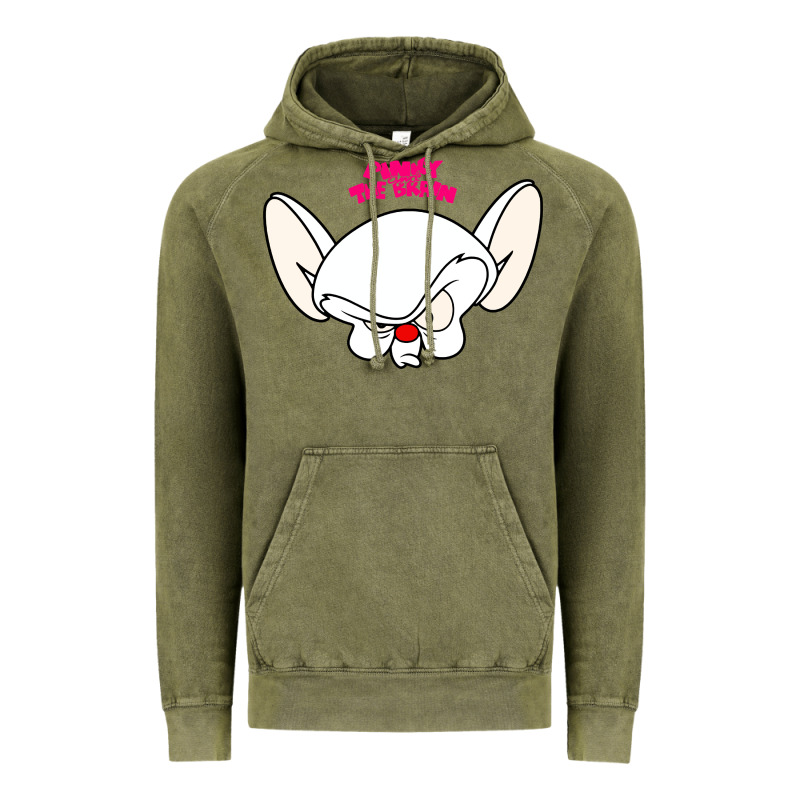 Pinky And The Brain Big Face Vintage Hoodie by artisFamous | Teevron