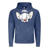 Vintage Denim pinky and the brain big face Vintage Hoodie - artisFamous