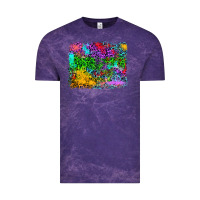 Cloud Purple colorful leopard background Vintage Tee - RanaPortraitStore
