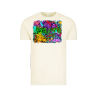 Vintage Arctic colorful leopard background Vintage Tee - RanaPortraitStore
