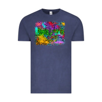 Vintage Denim colorful leopard background Vintage Tee - RanaPortraitStore