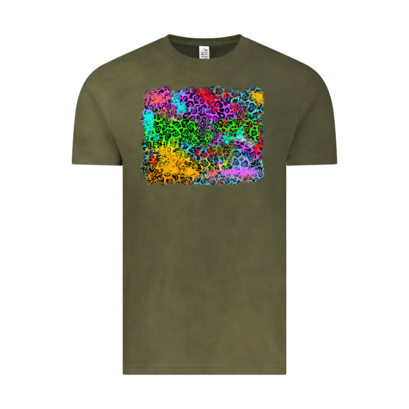 Colorful Leopard Background Vintage Tee by RanaPortraitStore | Teevron