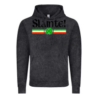 Vintage Black slainte shirt irish cheers toast shamrock Vintage Hoodie - artisFamous