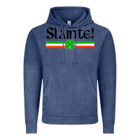 Vintage Denim slainte shirt irish cheers toast shamrock Vintage Hoodie - artisFamous