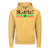 Vintage Mustard slainte shirt irish cheers toast shamrock Vintage Hoodie - artisFamous