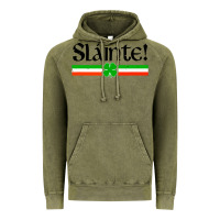 Vintage Olive slainte shirt irish cheers toast shamrock Vintage Hoodie - artisFamous