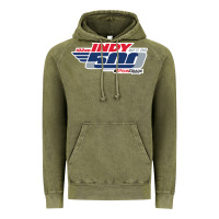 Vintage Olive Indy 500 Vintage Hoodie - artisFamous
