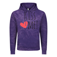 Cloud Purple Kiss Me Vintage Hoodie - artisFamous