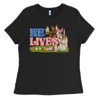 Black he lives easter Ladies Tee - FaDigitalArtStudio
